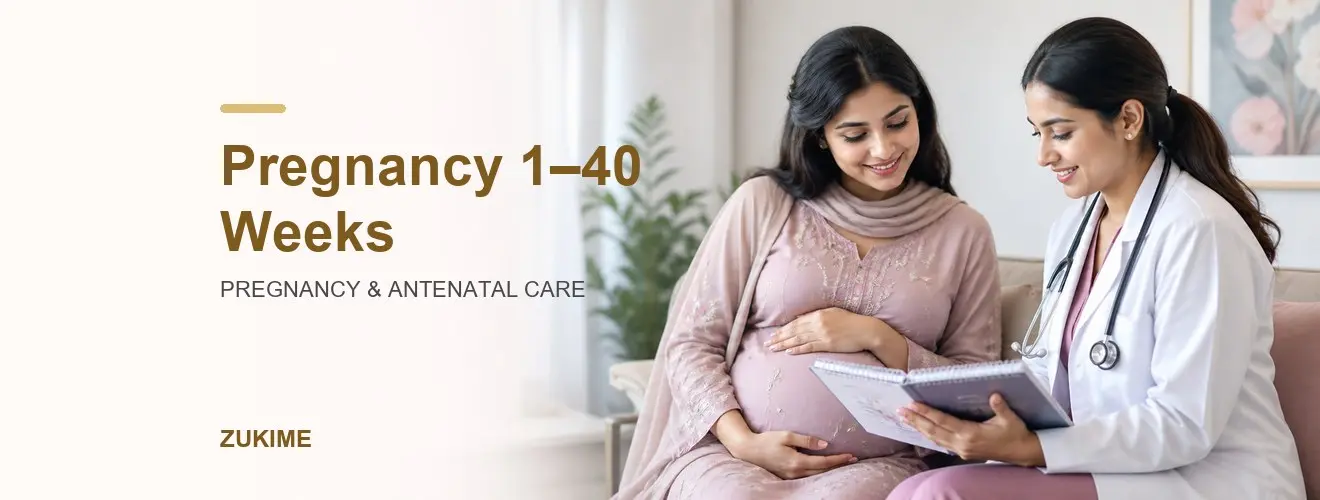 Pregnancy ১–৪০ সপ্তাহ A–Z: Trimester, Checkup, Ultrasound, Nutrition ও Daily Care