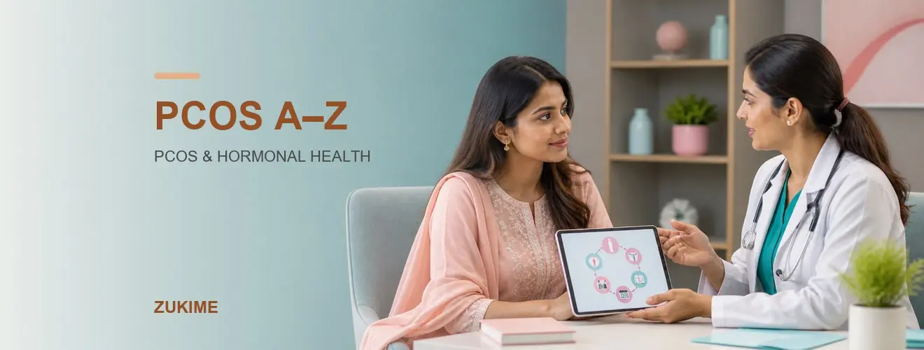 PCOS ও Hormonal Health A–Z: Period, Acne, Hair, Weight, Fertility ও Mental Wellbeing