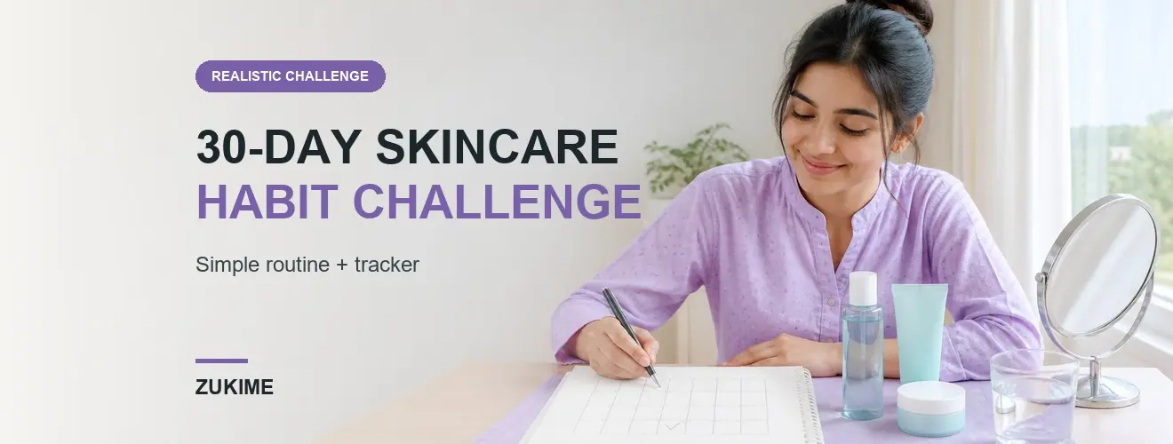৩০ দিনের Simple Skincare Habit Challenge: Printable Tracker ও Realistic Daily Plan