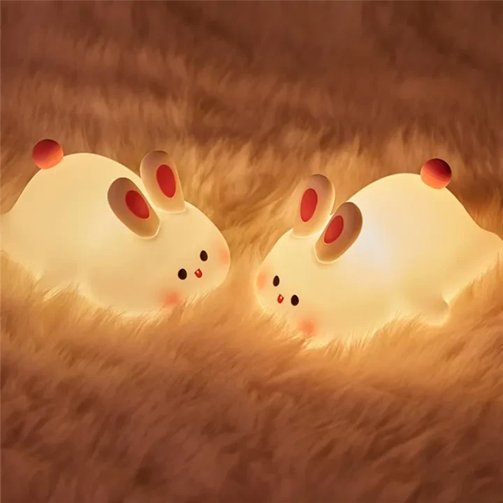 Rabbit LED Night Light Living Room Cute Lamp