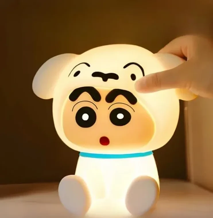 Soft Silicone Shinchan Shiro Night Light
