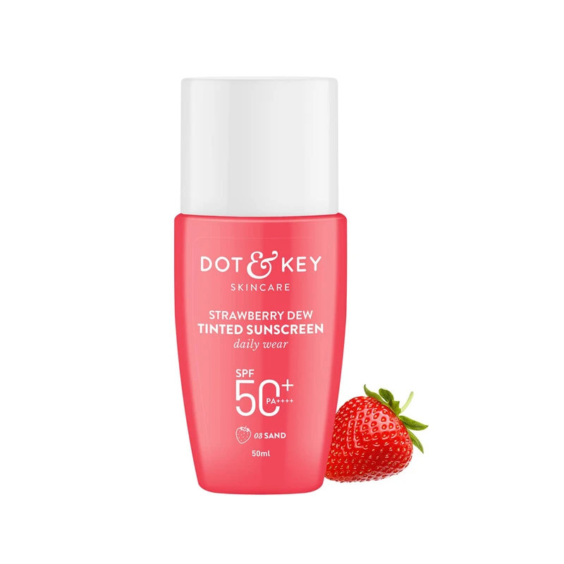 Dot and Key Strawberry Dew Tinted Sunscreen SPF 50+ PA++++ - #03 Sand