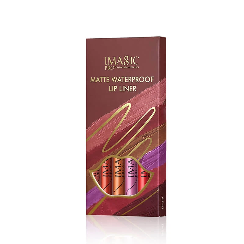 Imagic Matte Waterproof Lip Liner -6 Pcs Set