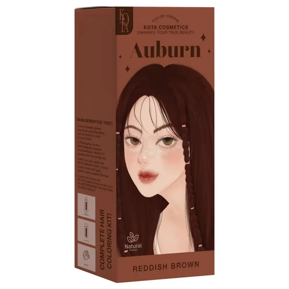 Kota Cosmetics Auburn Hair Color - Reddish Brown