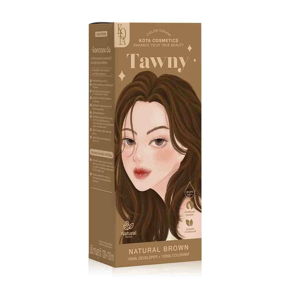 Kota Cosmetics Tawny Hair Color - Natural Brown