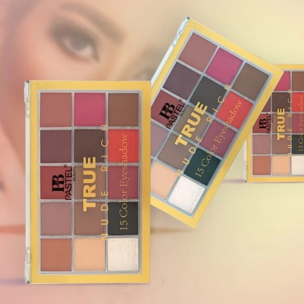Pastel Beauty True Nude Rich 15 Colors Eyeshadow