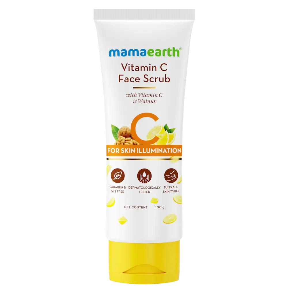 Mamaearth Vitamin C Face Scrub 100g