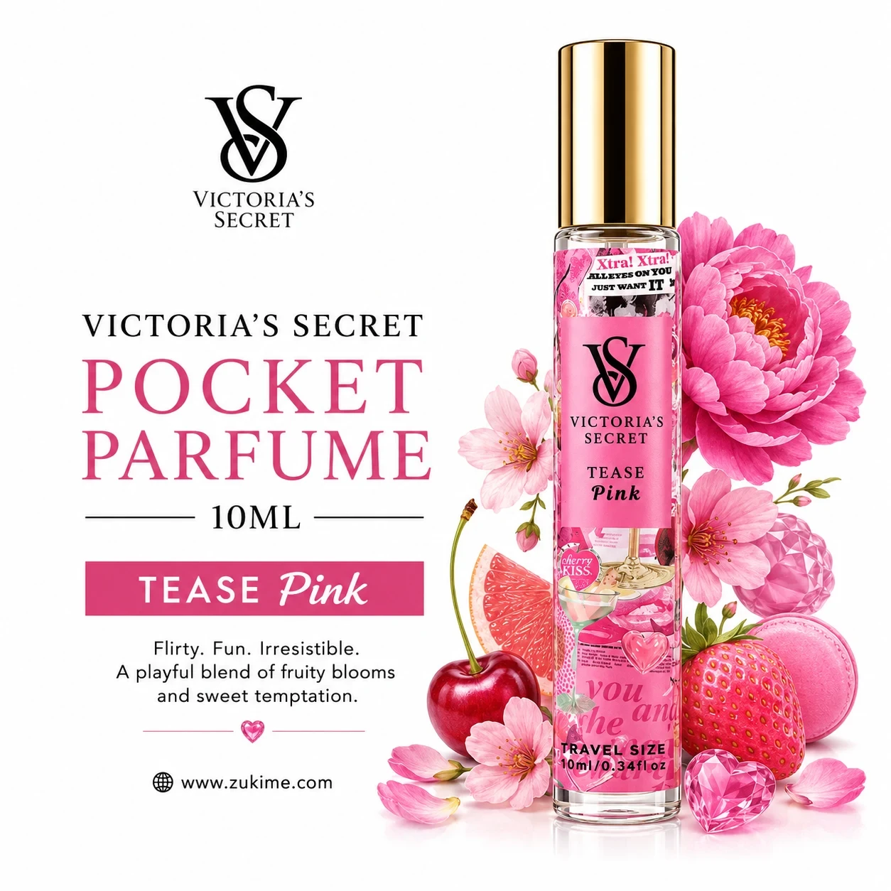 Victorias Secret Pocket Parfume - Tease Pink