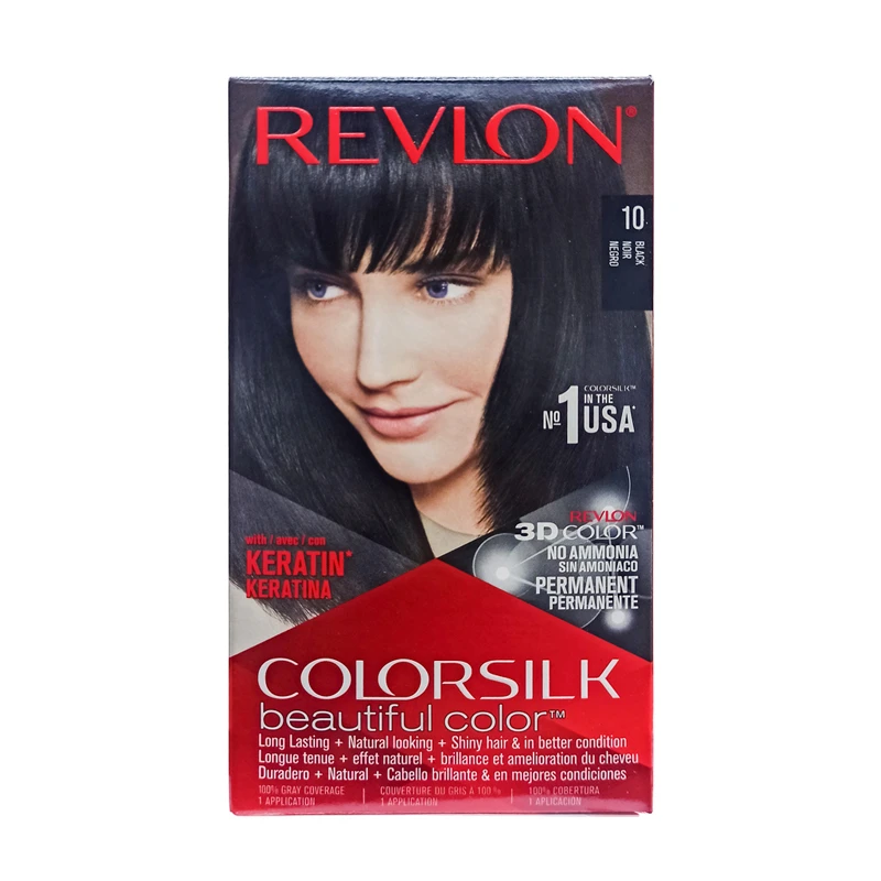 Revlon Colorsilk Hair Color - 10 Black