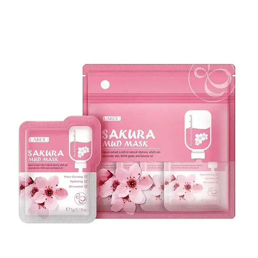 Laikou Sakura Mud Mask Set - 12pcs