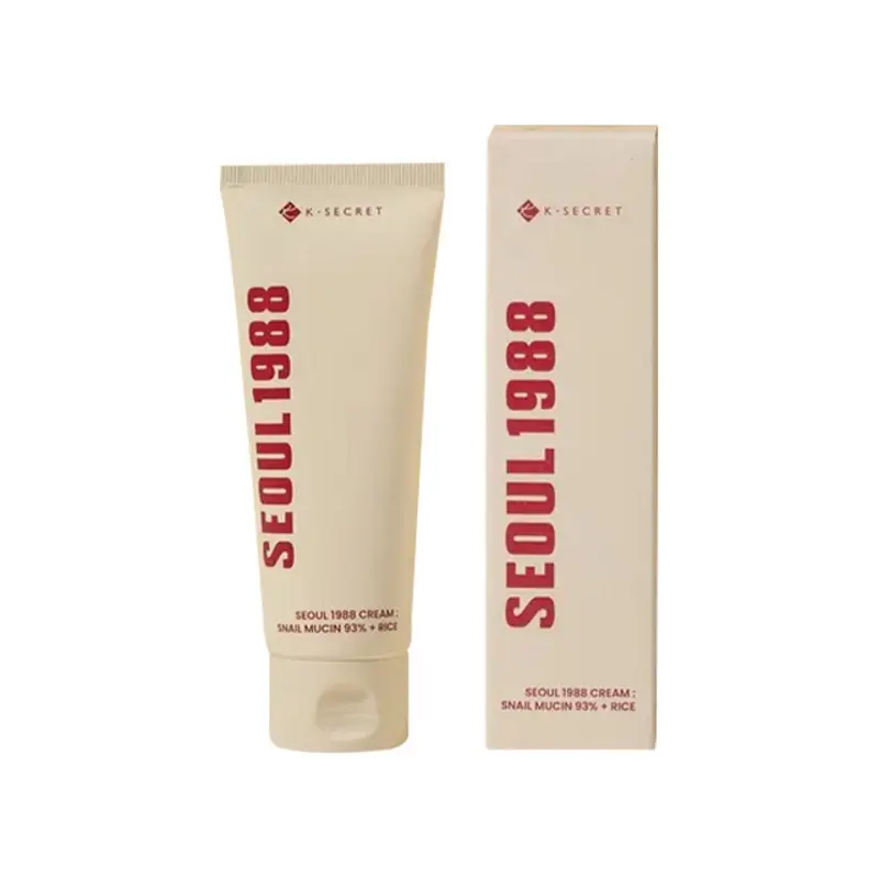 K-SECRET SEOUL 1988 Cream : Snail Mucin 93% + Rice 100ml